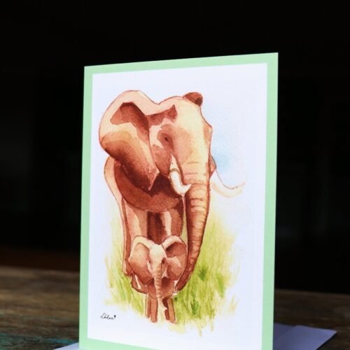 IMG_6406 Elephant - Greeting card