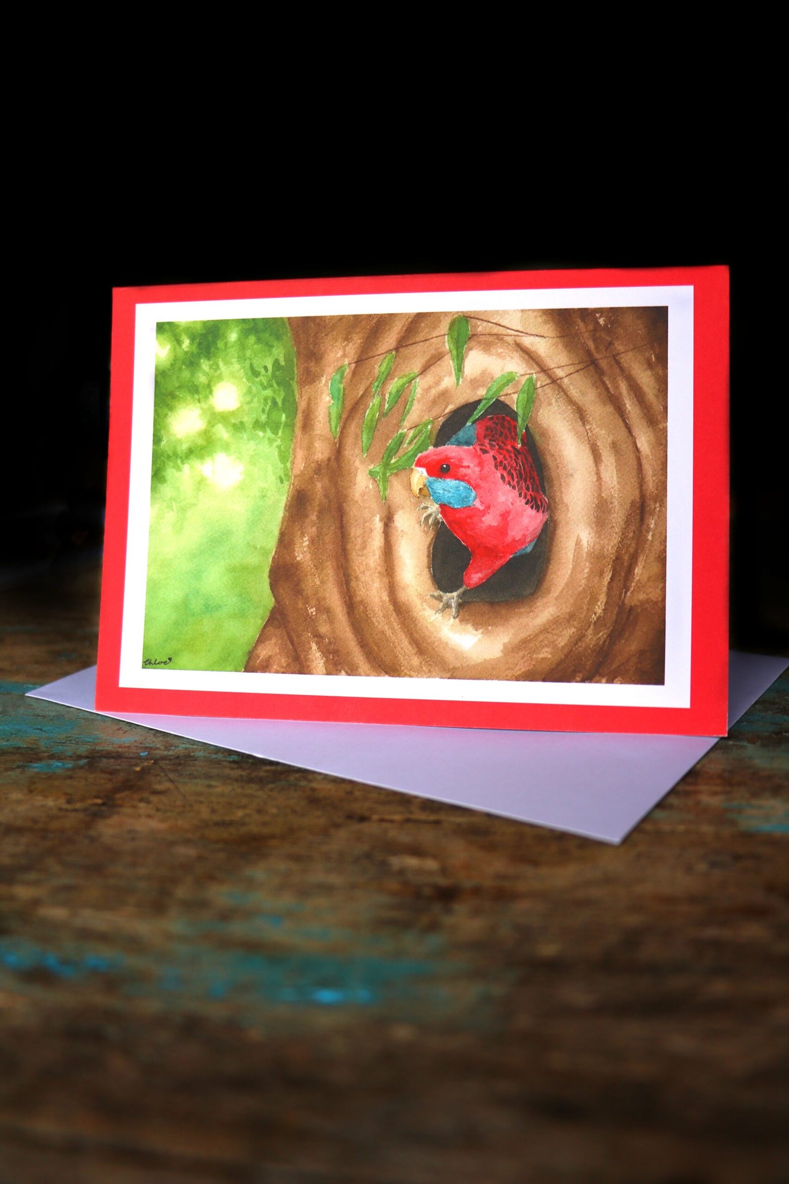IMG_9172 Rosella - Greeting Card