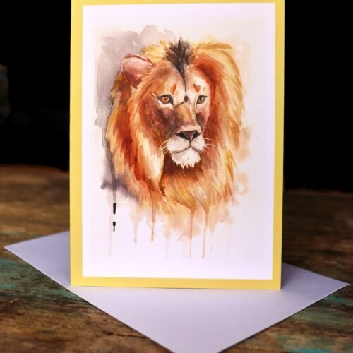 Lion - Greeting Card